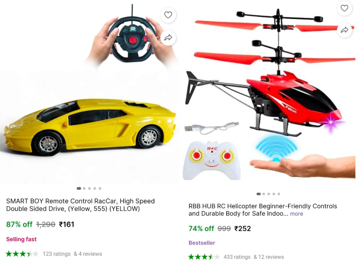 Remote Control Car At 161remote Control Helicopter At 252