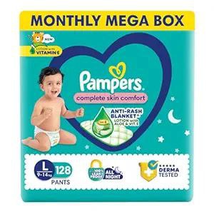 Pampers Diaper Large 128 Count 1138