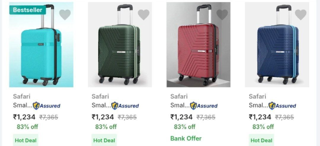 88 On Top Brands Luggage Safari Aristocrat Vip S Size M Size L Size Pack Of