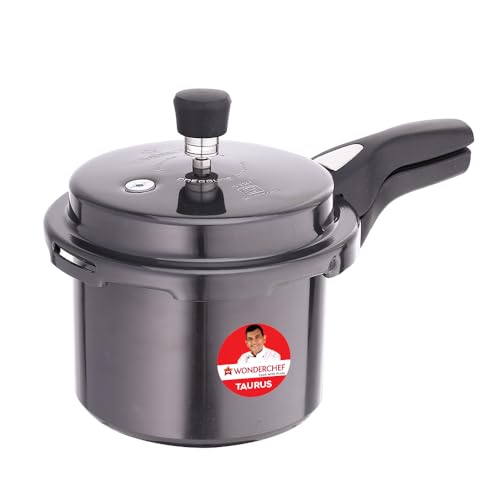 Wonderchef Taurus Hard Anodized Outer Lid Pressure Cooker 3 1330 3500