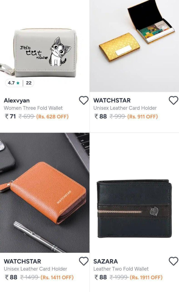 Myntra - All Branded Wallet From 71card Holder Master Link