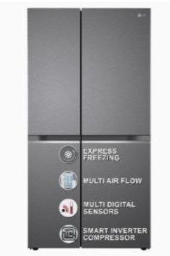 Grablg 655 L Frost Smart Inverter Double Door Side By Side Refrigerator 55 