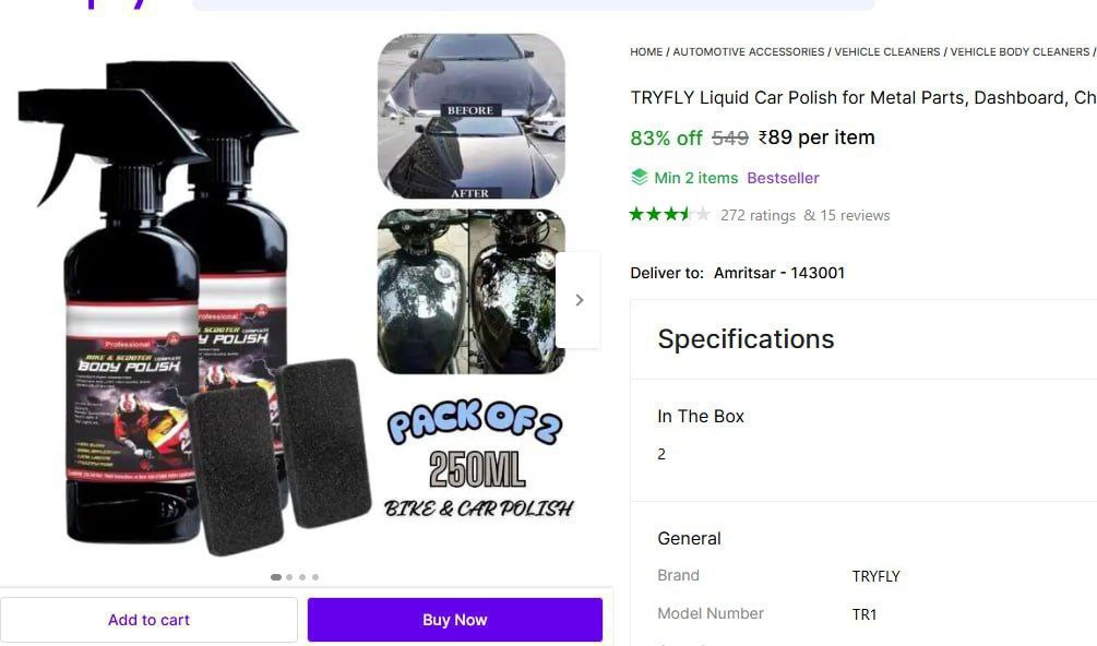 Liquid Polish For Cars Bikes 89