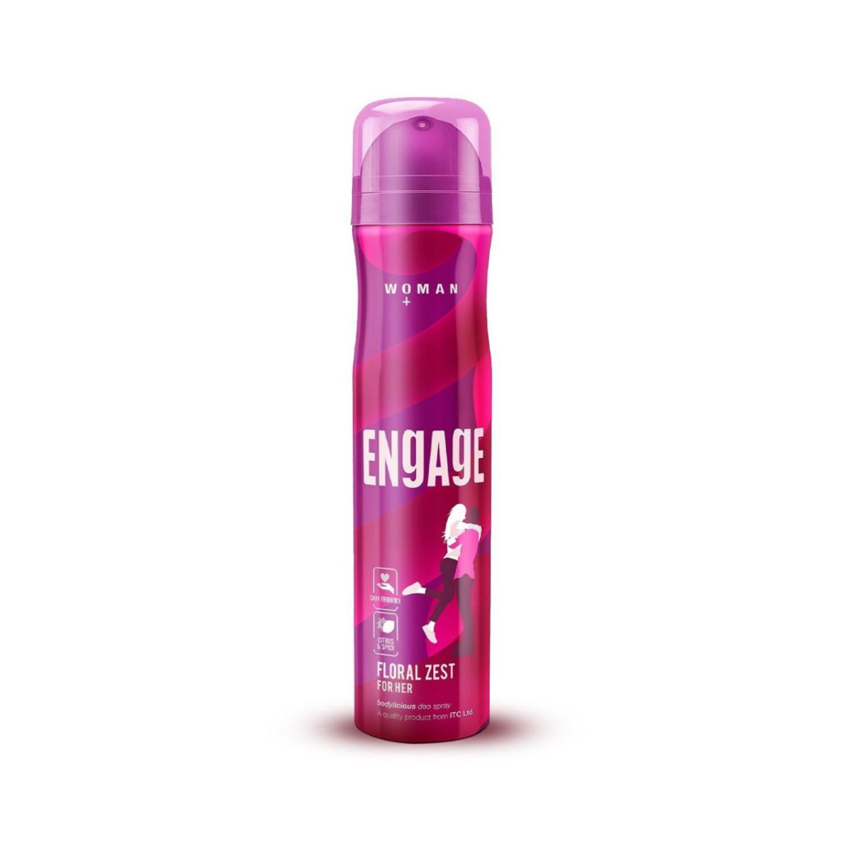 Engage Floral Zest Deodorant For Women Citrus And Floral Skin Friendly Deo 