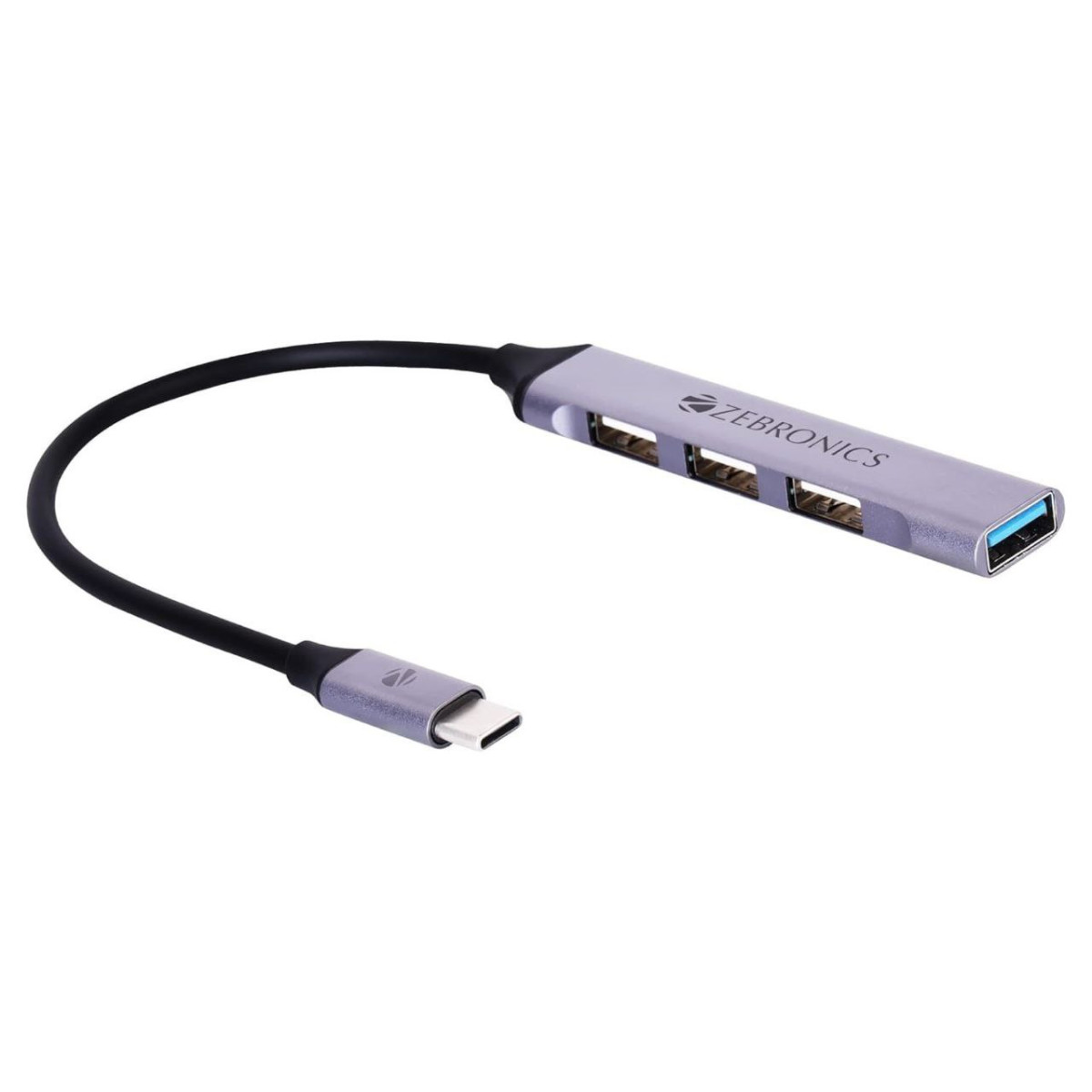 Zebronics Ta200u Type C To Usb 3 0 4 Port Hub 269