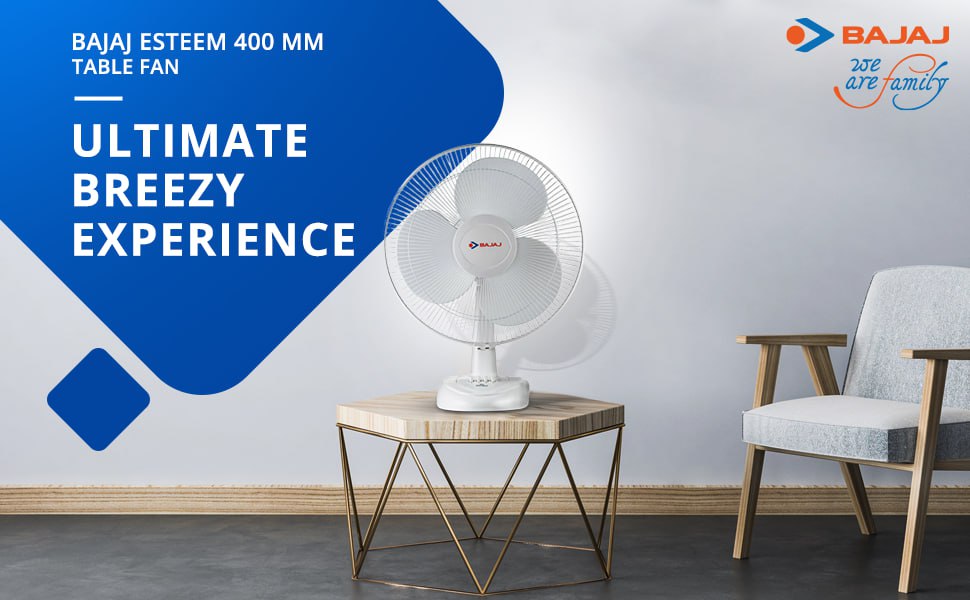 Bajaj Esteem 400mm Table Fan 1699