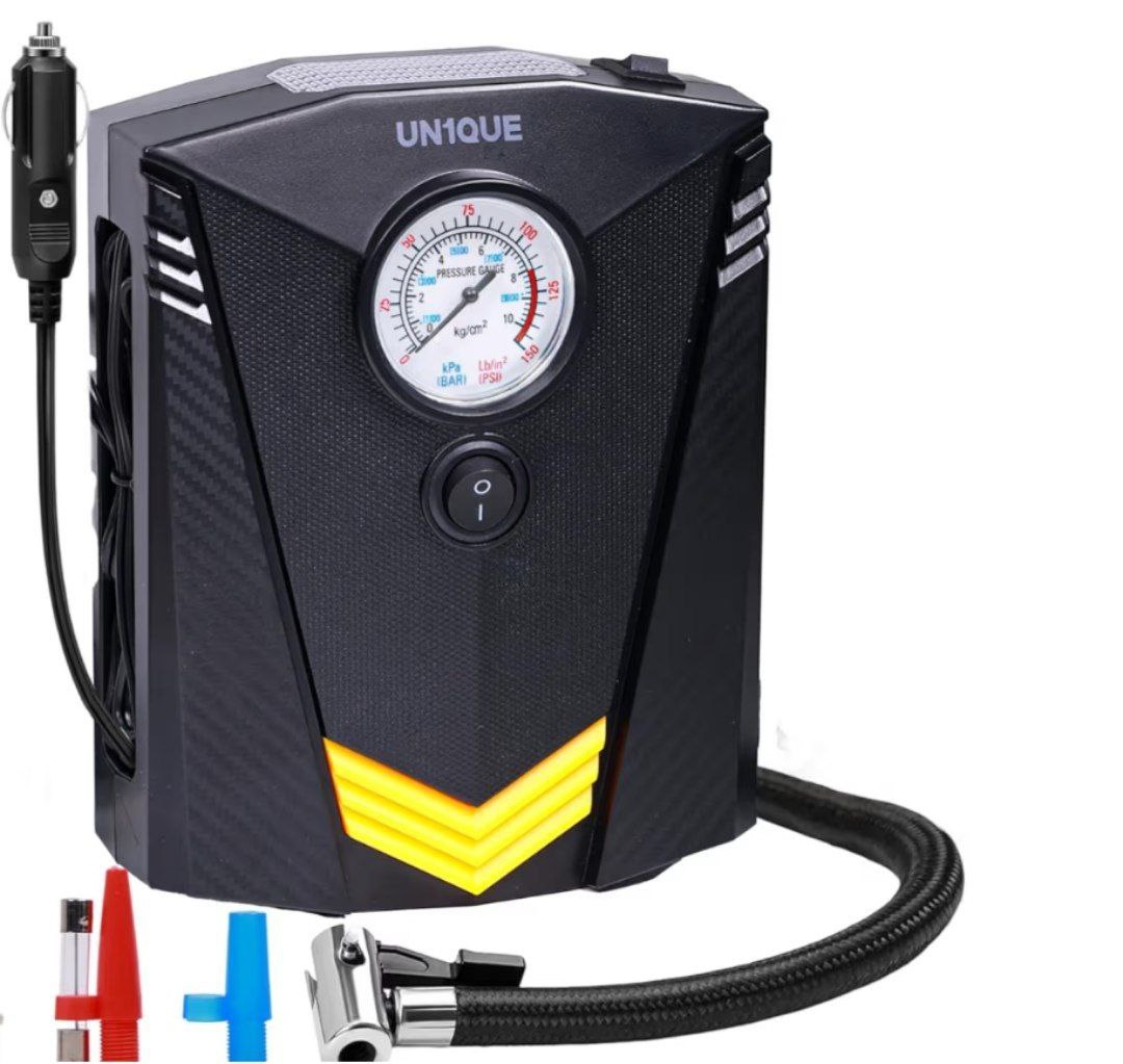 Grabun1que Tyre Inflator For Car 150psi Car Air Pump 12v Dc 914