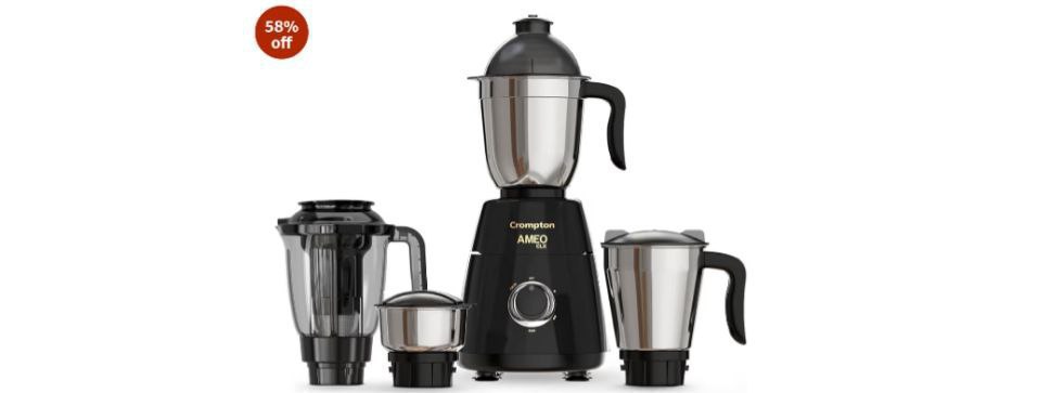 Crompton Ameo 750w Mixer Grinder 3012 Reg 3599