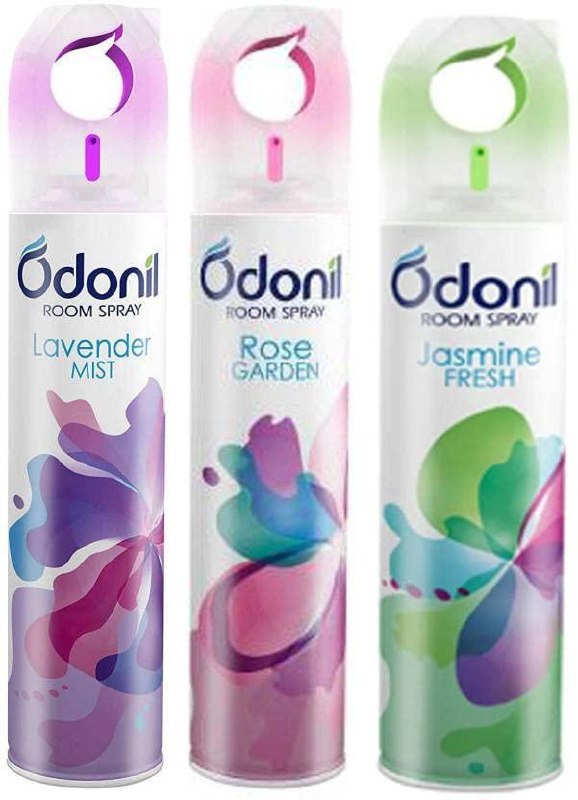Odonil Special Room Freshner (rose Jasmine Lavender) Combo Spray (3 X 170 M