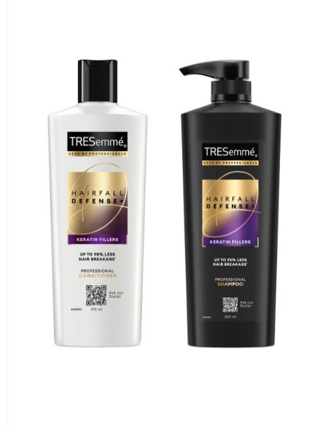 Tresemme Set Of Hair Fall Defense Shampoo 580ml Conditioner 190ml 437