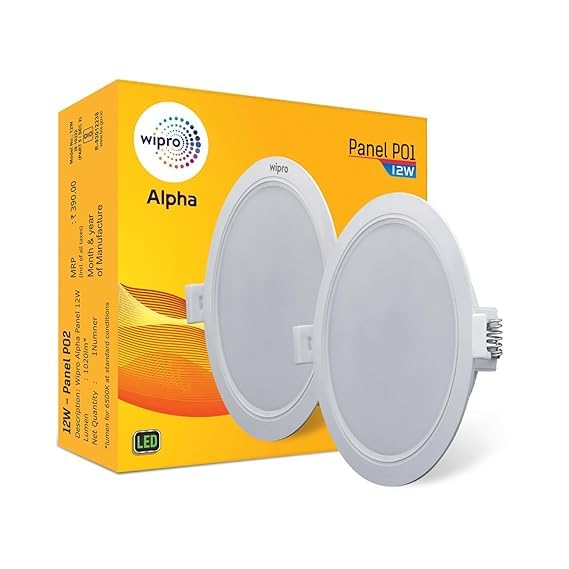 Wipro 12w Alpha Downlight For Junction Box Neutral White ( 170 780
