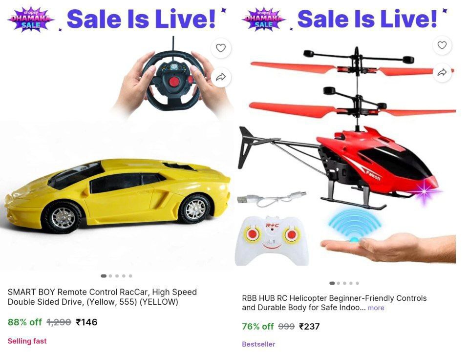 Remote Control Car At 146 Remote Control Helicopter At 237