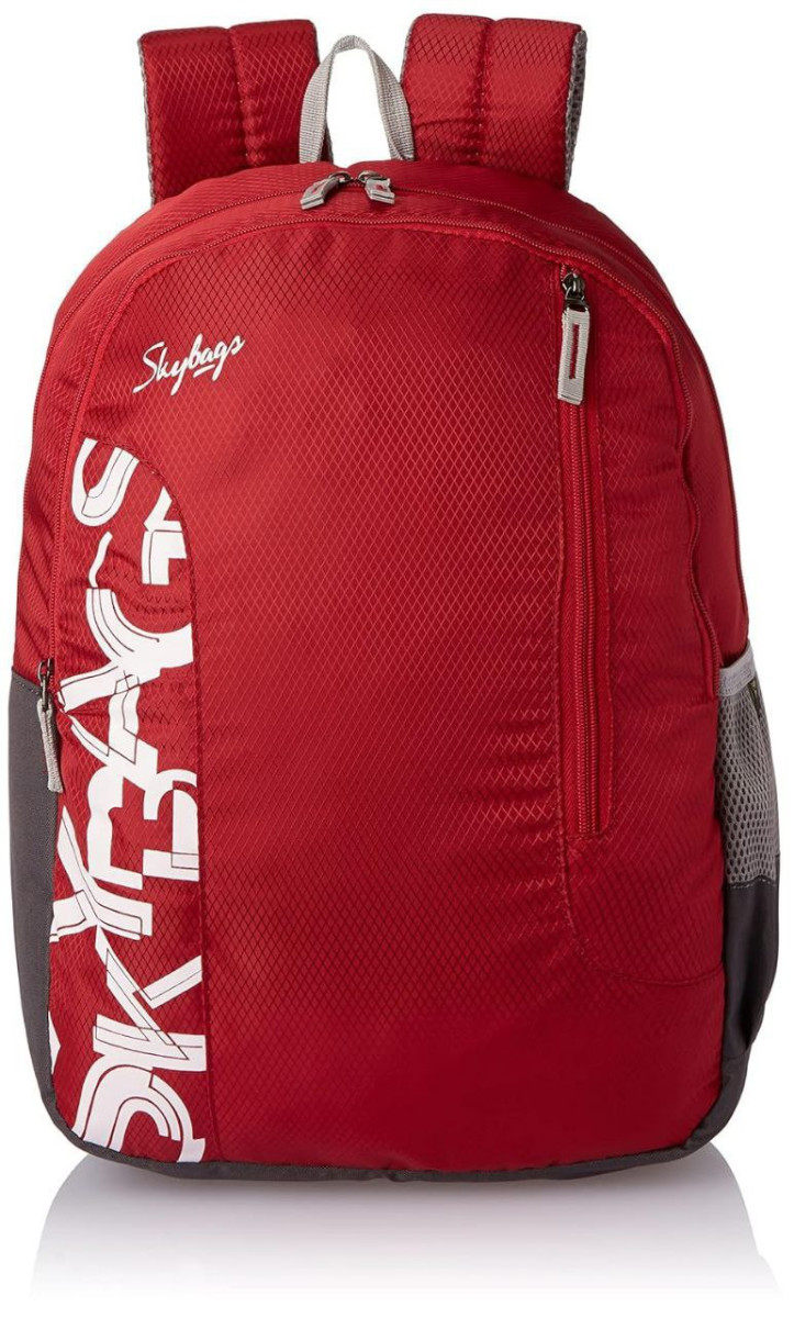 Grab 399skybags Brat Wine Red 46 Cms Casual Standard 2 Compartment Backpack
