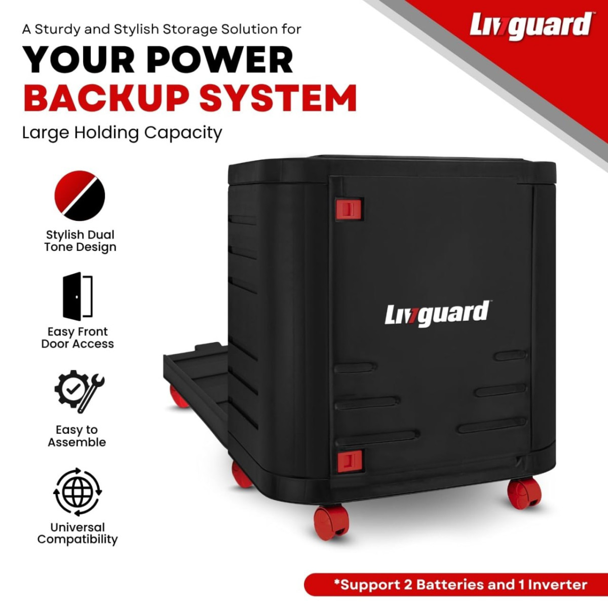 Livguard Inverter Battery Trolley 1043