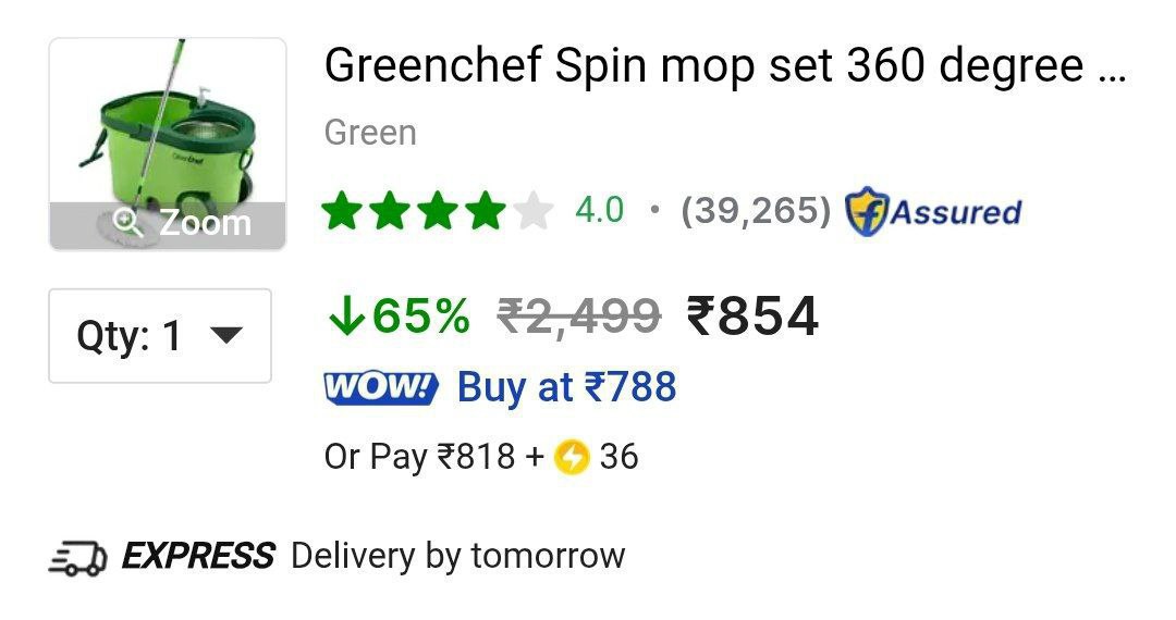 Greenchef Steel Spin Mop 854 Click Here To Join All Deals