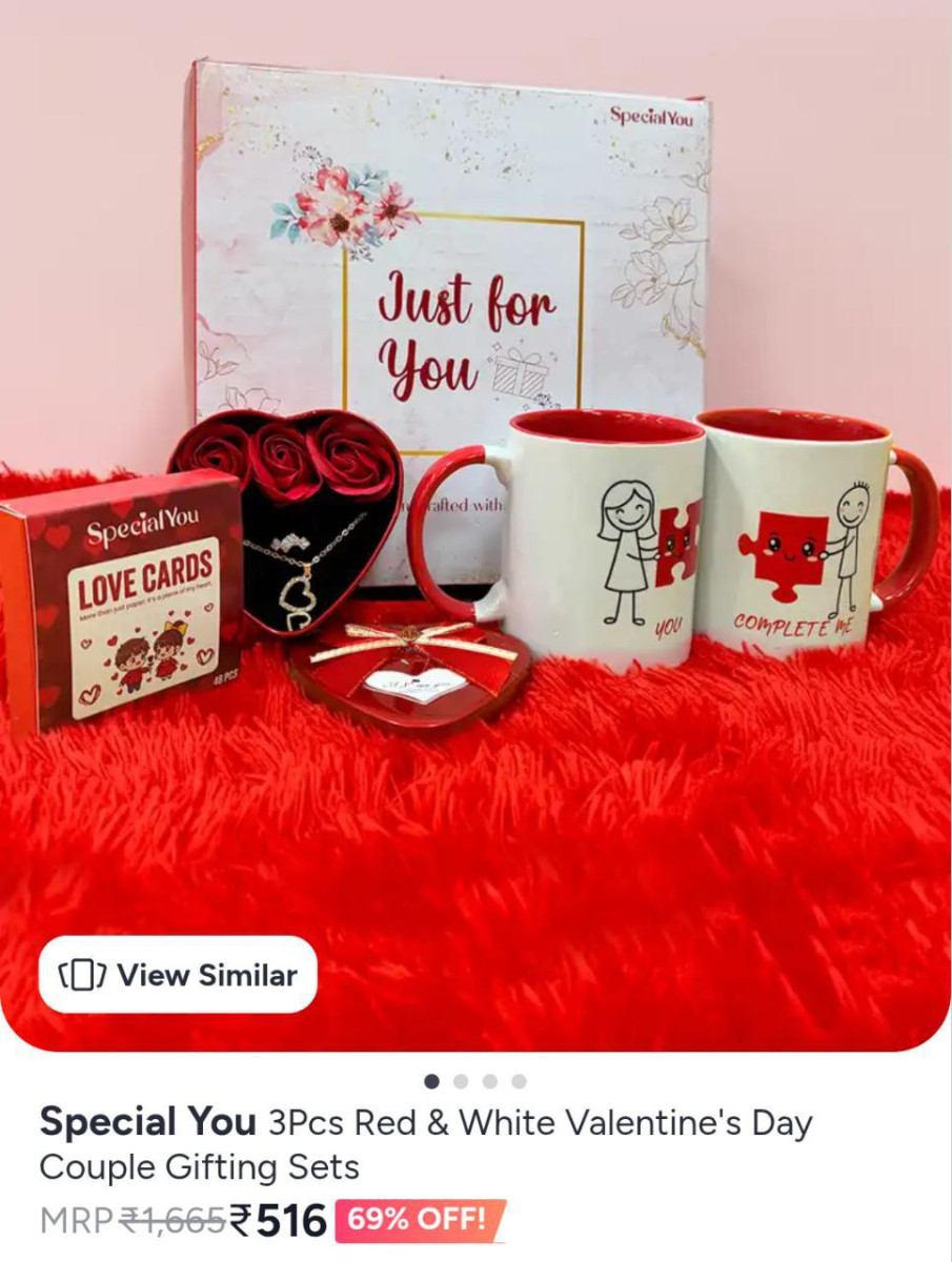 Myntra Special You Valentine S Gift Set At Just Rs 516