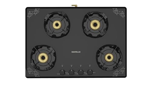 Havells Nucleus Slim Gas Stove 4 Heavy Duty Forged Brass Bu 9999 18995