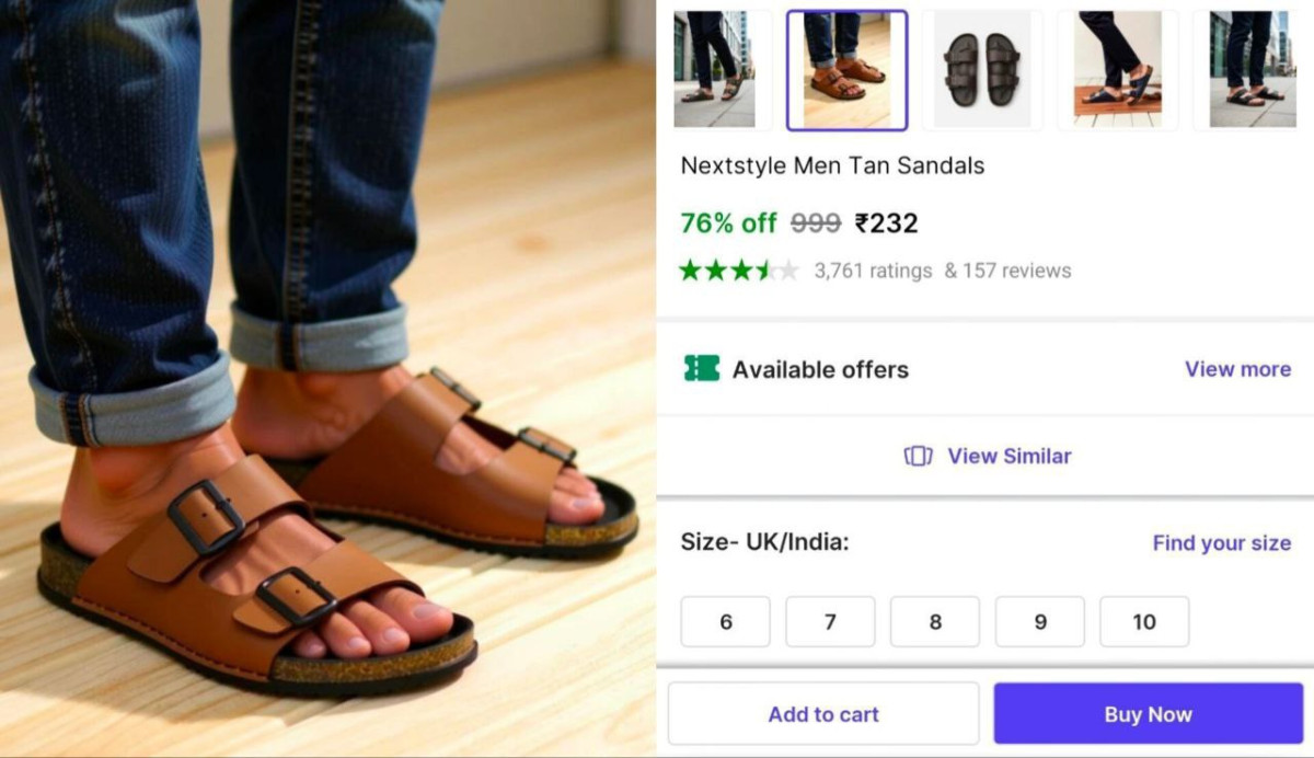 Grab Men S Sandal At 232multiple Colors