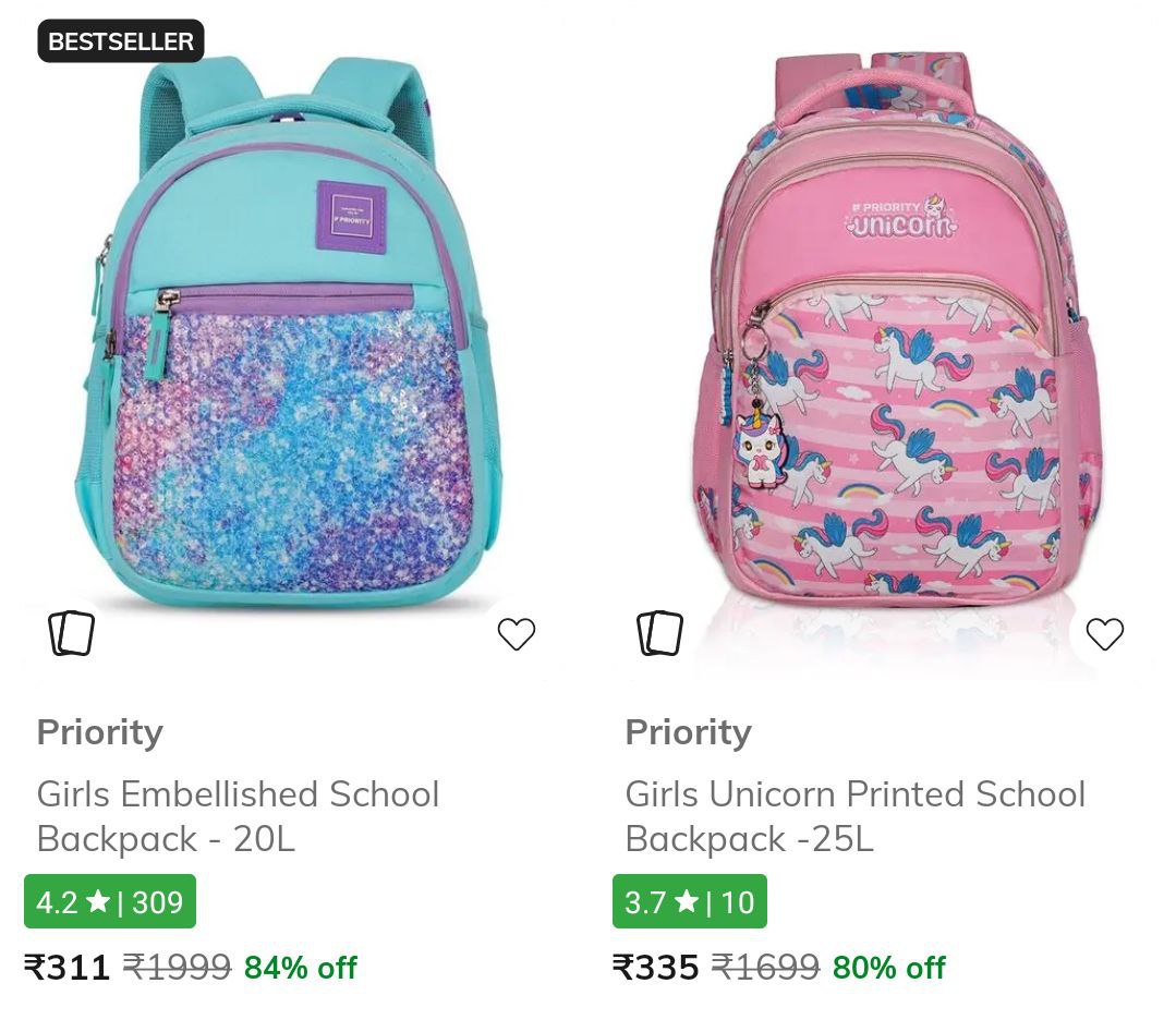 Ajio 85 On Priority Bags Link Many Options Available