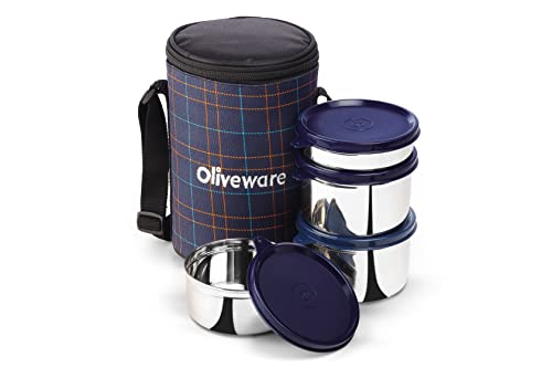 Sopl-oliveware Mega Lunch Box 100 Leak Proof 4 Stainless 491 1220