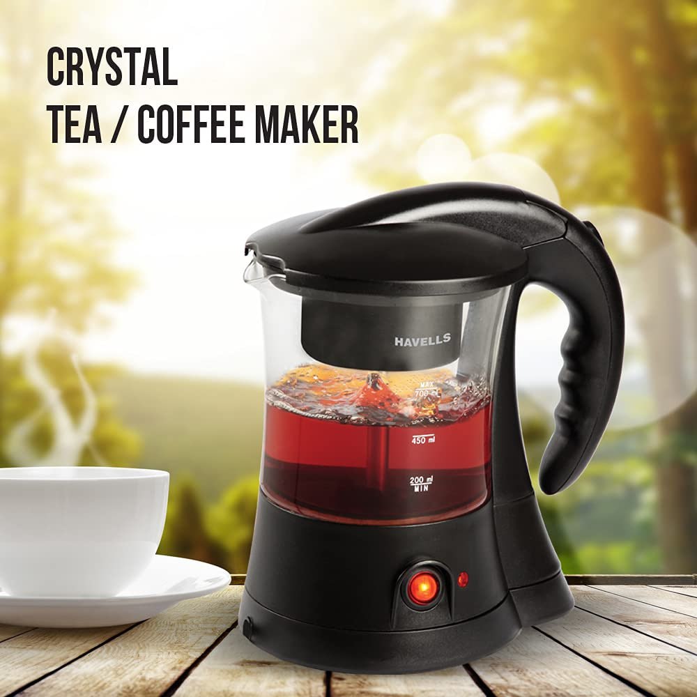 Havells Crystal Tea-coffee Maker Glass 998