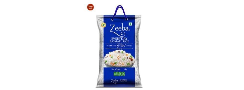 Zeeba Everyday Basmati Rice 5 Kgdeal 319 Reg 500