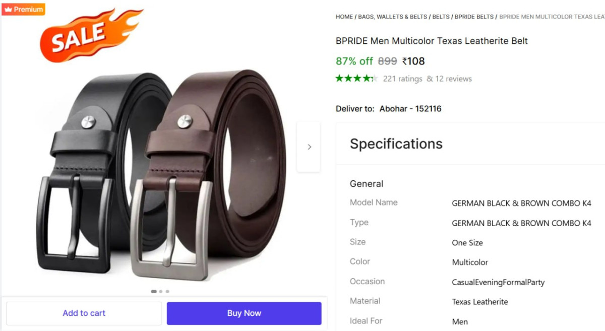 Loot Artificial Leather Belt Pack Of 2 108 More Deals Click Here Must Read