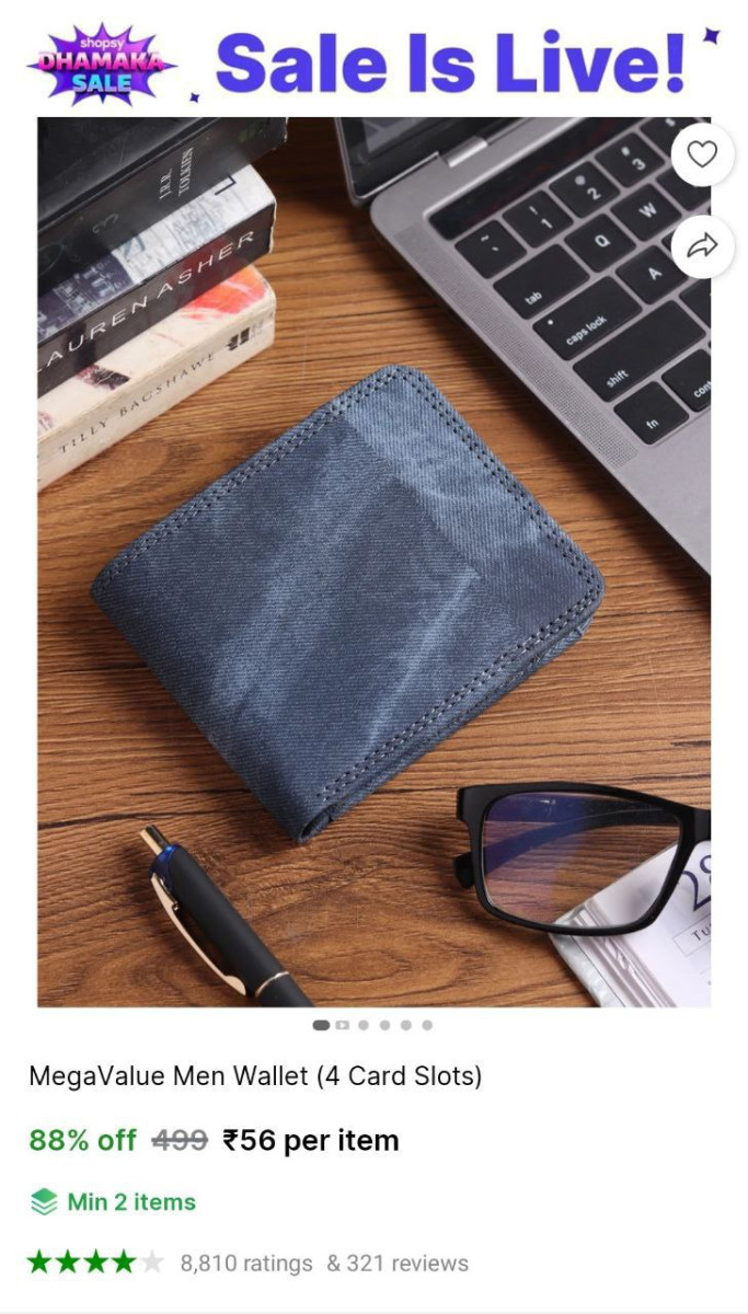 Men Wallet 56min Buy 2 Qnty