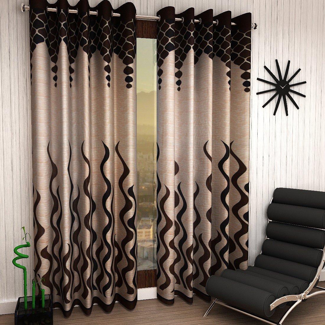 Home Sizzler 2 Piece Window Curtains - 5 Feet 294