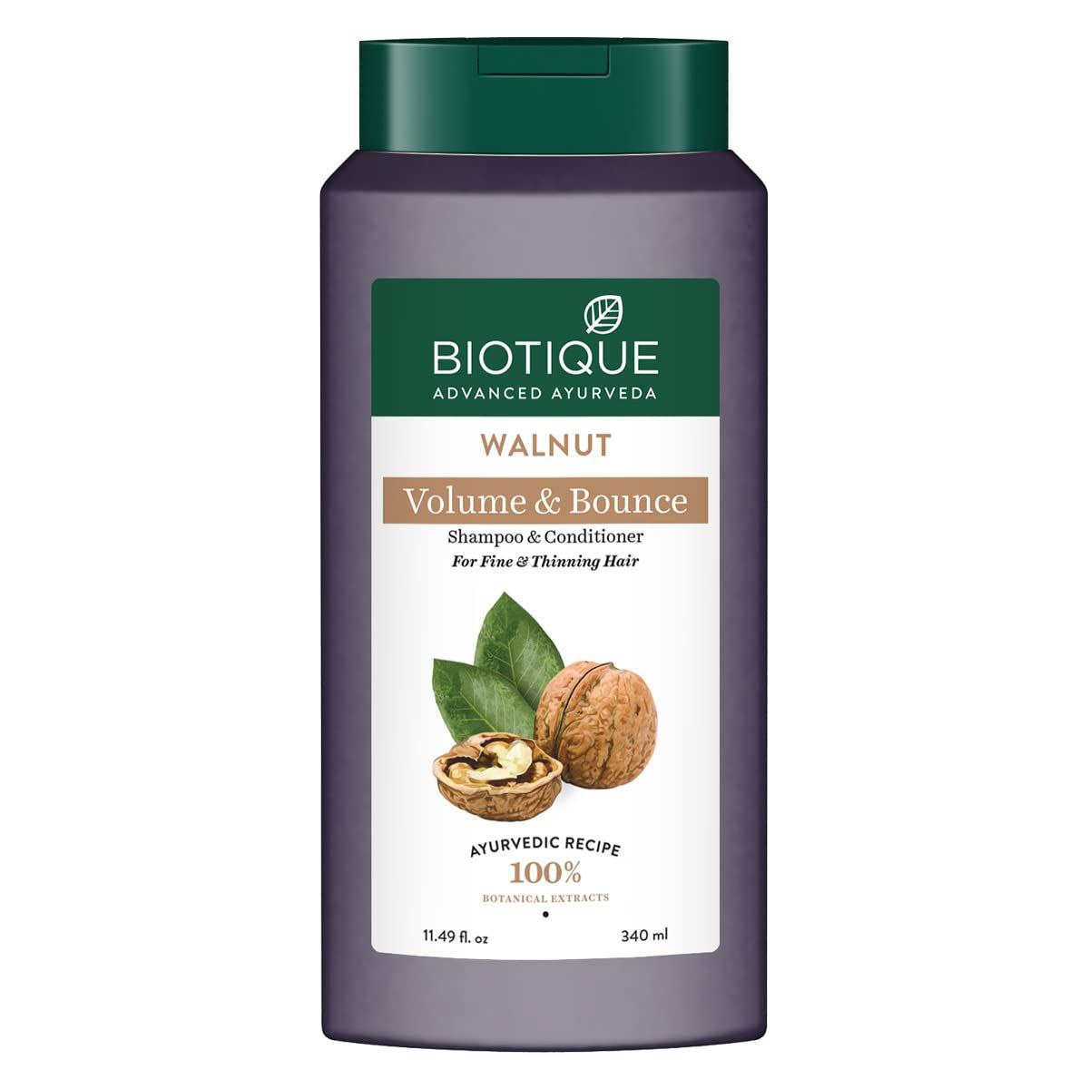 Grab 166biotique Bio Walnut Volume And Bounce Shampoo And Conditioner