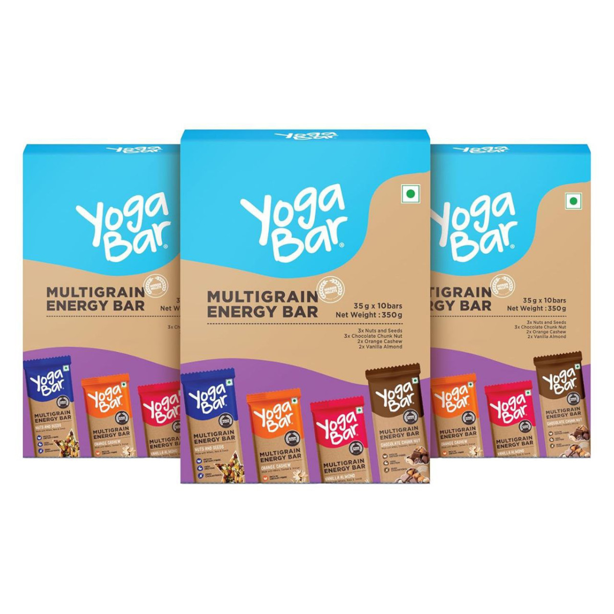 Yogabar Multigrain Energy Bars 30 Bars 399