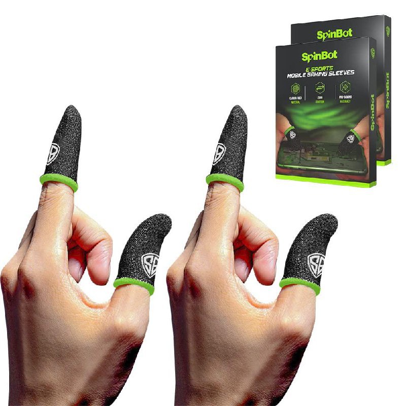 Spinbot Thumb Finger Sleeve For Mobile Game (4 Pieces) 273