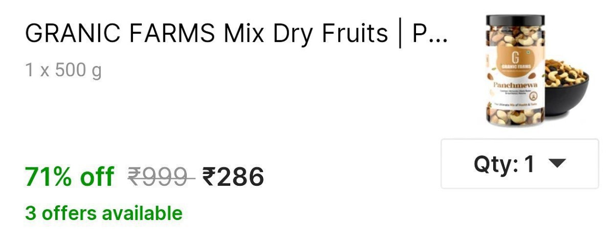 Granic Farms Mix Dry Fruits 276 Good Quality Review