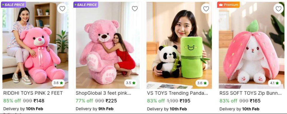 Giant Teddy Bears And Toys Starts 148