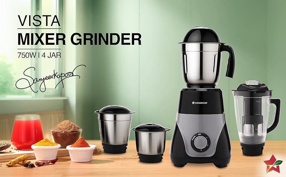 Wonderchef Vista Mixer Grinder 2629