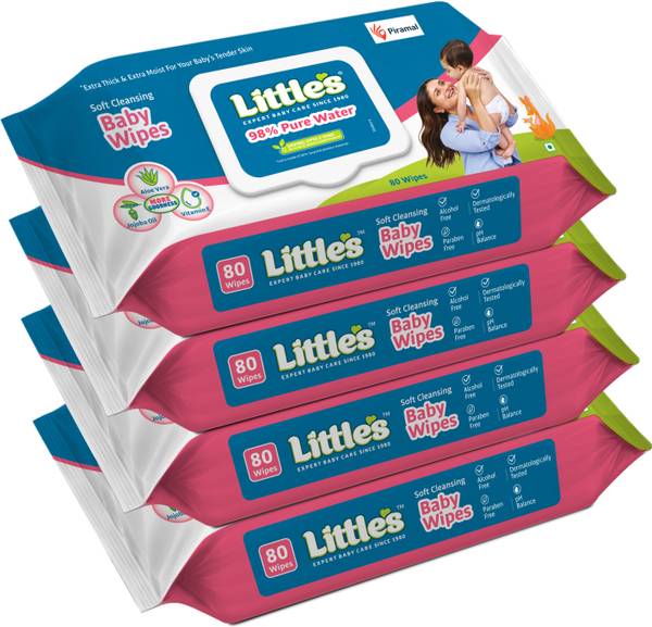 Little S Soft Cleansing Baby Wipes With Aloe Vera Jojoba Oi 282 880 Click H