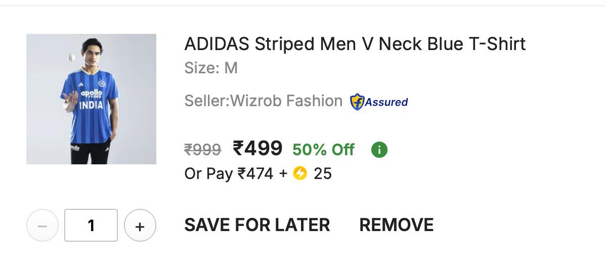 Avg Rs 999