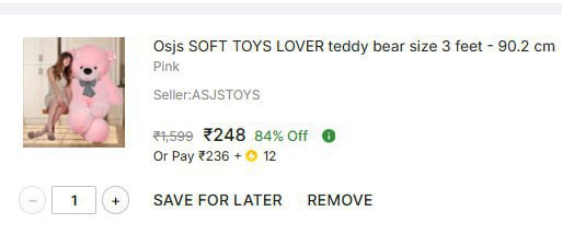3 Feet Teddy Bear 248