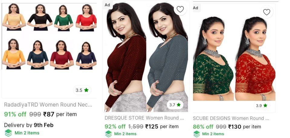 Women Blouse From 87 More Deals Click Here Must Read