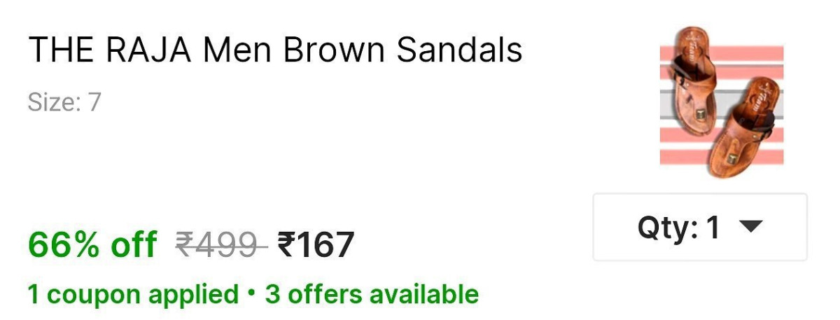 Sandals At 167 Good For Daily Use