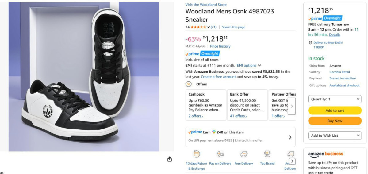 Woodland Mens Osnk Sneaker 1218