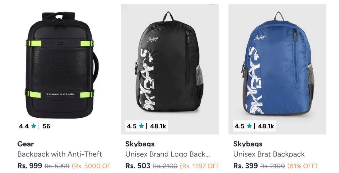 Backpack Loot 80 Offsort By Discount Click Here To Join All Deals