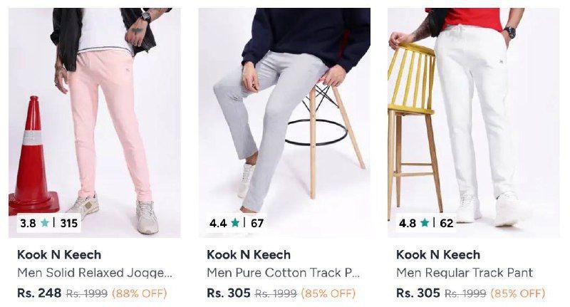 88 On Kook N Keech Men S Trackpants