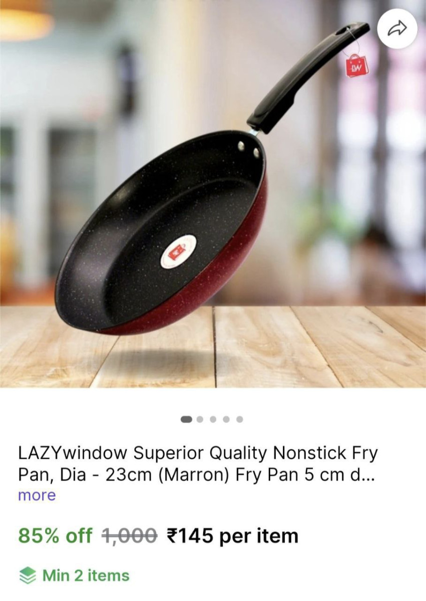 Non Stick Taper Pan 145 Minimum 2