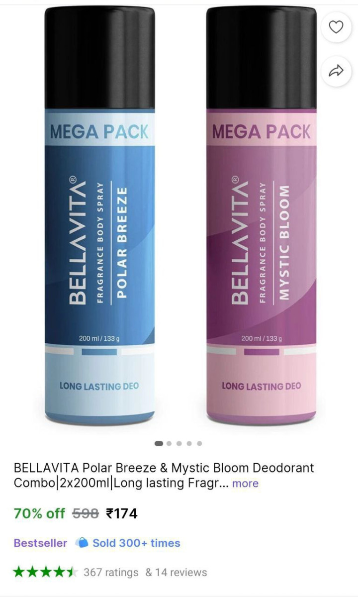 Bellavita Deodorant Combo 174