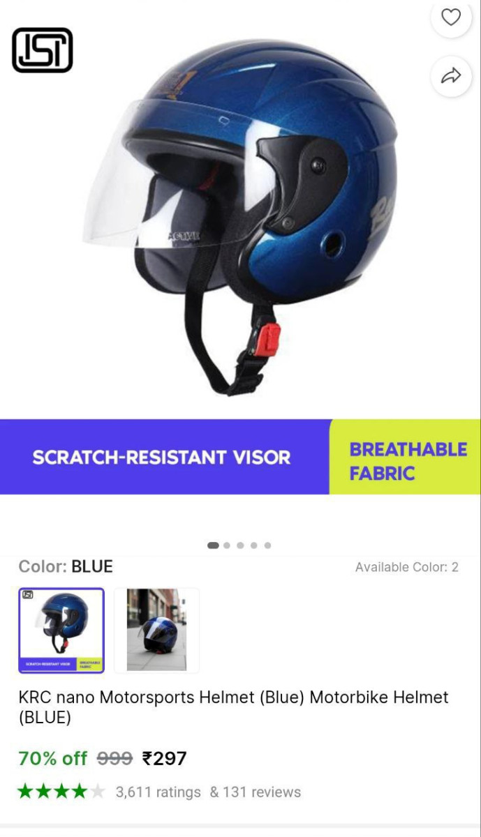 Motorbike Helmet 297