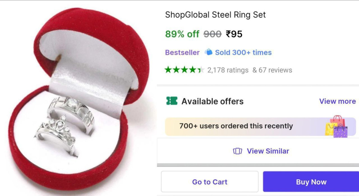 Couple Ring Set 95