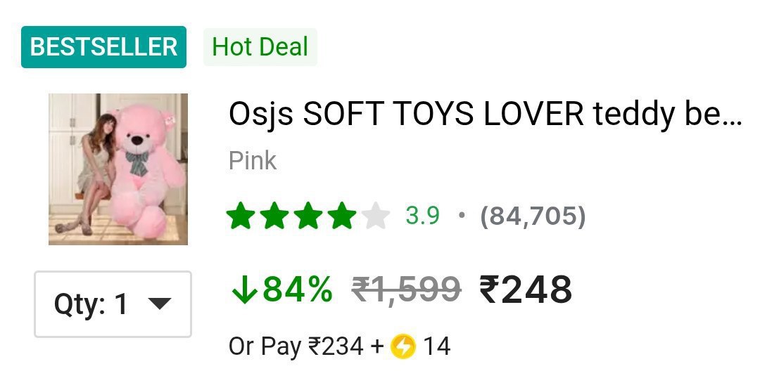 Grab Osjs Lover Teddy Bear 3ft 248 Click Here To Join All Deals