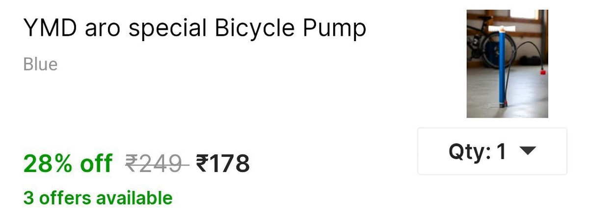 Bicycle Pump 178