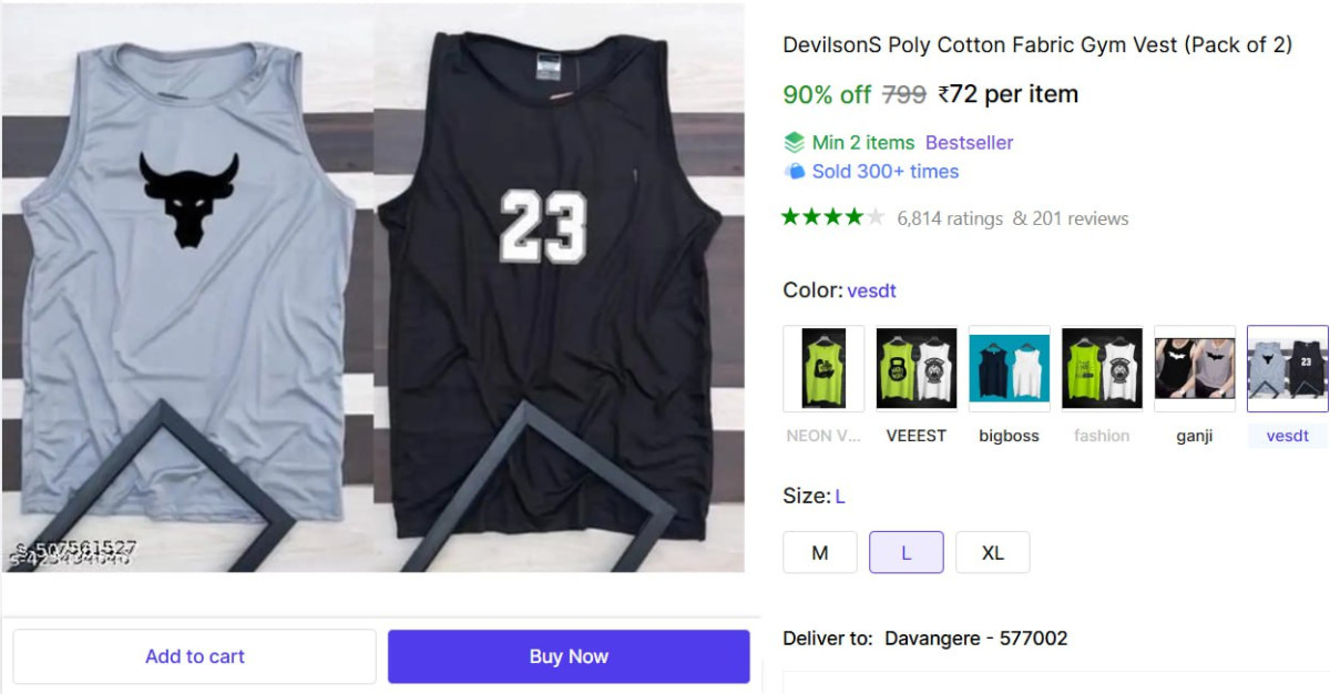Cotton Fabric Gym Vest 72 More Deals Click Here Must Read